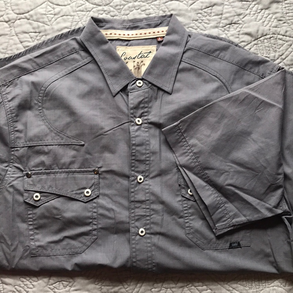 Coastal Snap-Front short sleeve shirt